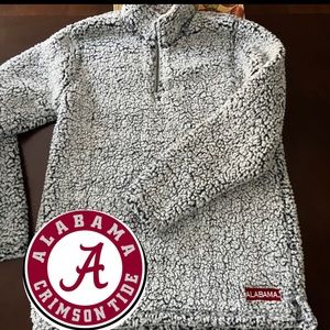 Alabama Crimson Tide zip fleece pullover NWT